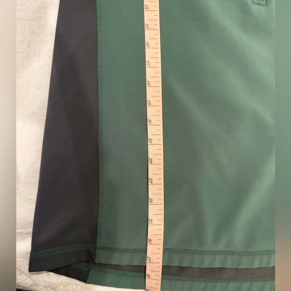 THE NORTH FACE flasher Mens L Pullover 1/4 ZIP SOFT SHELL green